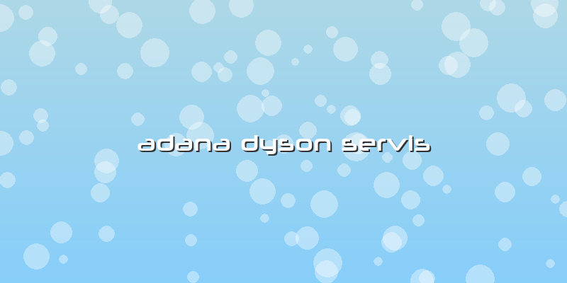 Adana Dyson Servis