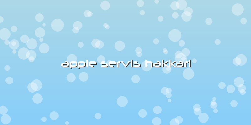Apple Servis Hakkari