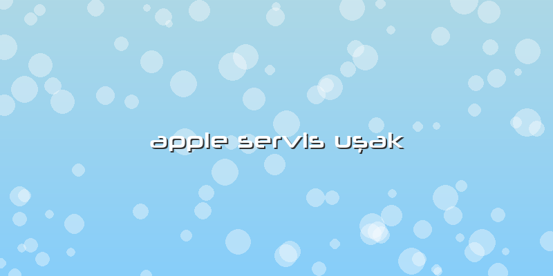 Apple Servis Uşak