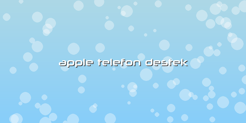 Apple Telefon Destek