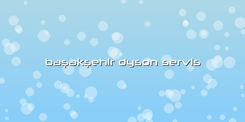 Başakşehir Dyson Servis