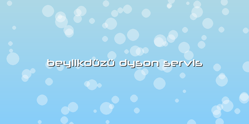 Beylikdüzü Dyson Servis