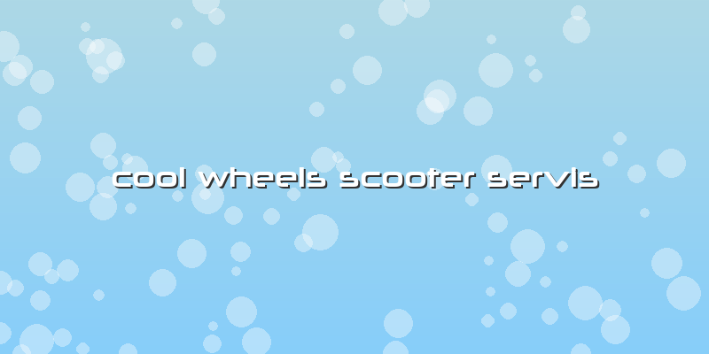Cool Wheels Scooter Servis