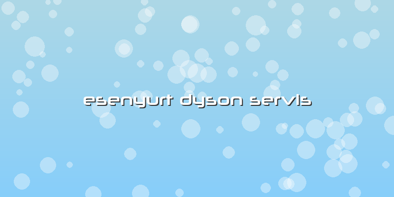 Esenyurt Dyson Servis