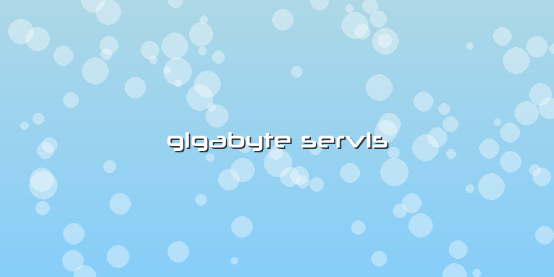 Gigabyte Servis
