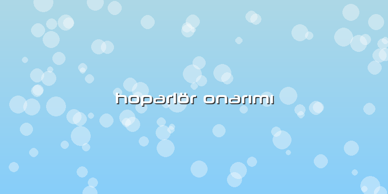 Hoparlör Onarımı