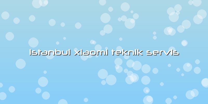 Istanbul Xiaomi Teknik Servis