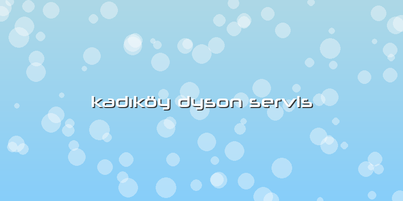 Kadıköy Dyson Servis