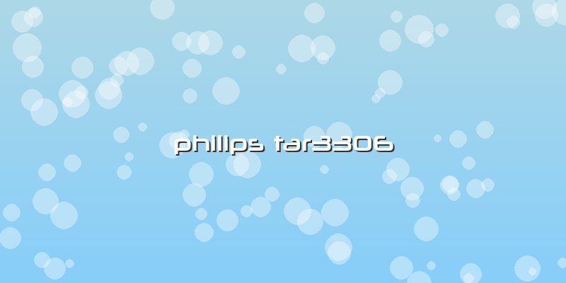 Philips Tar3306