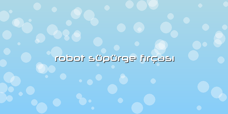 Robot Süpürge Fırçası