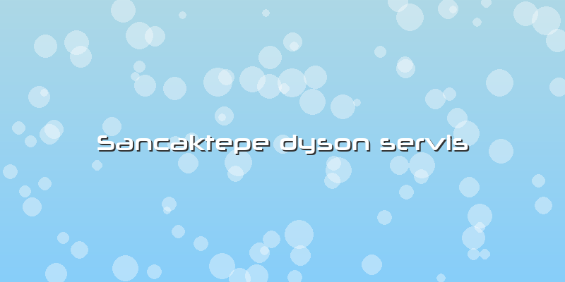 Sancaktepe Dyson Servis