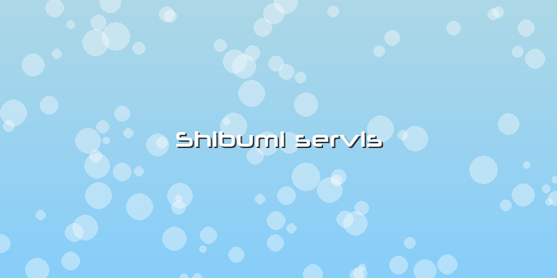 Shibumi Servis