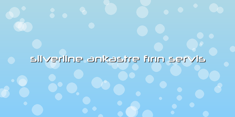 Silverline Ankastre Fırın Servis