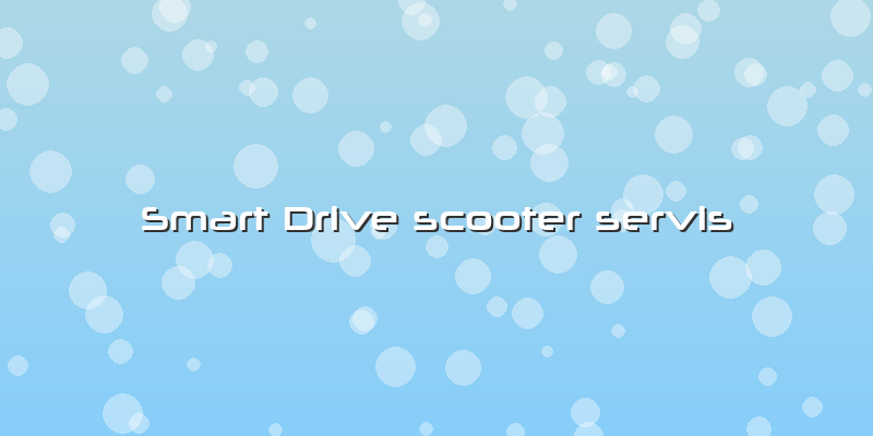 Smart Drive Scooter Servis